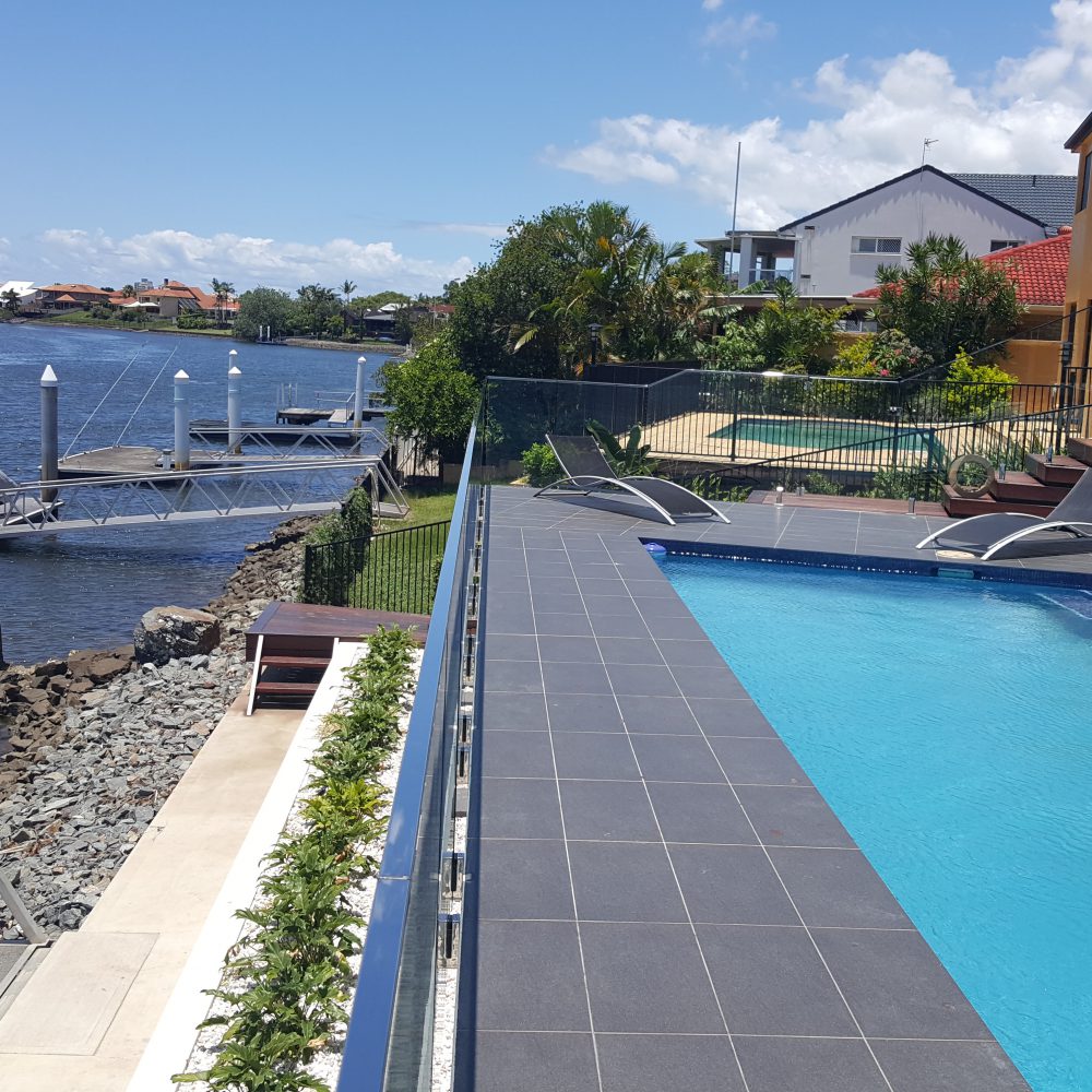 Glass pool fencing products installation
