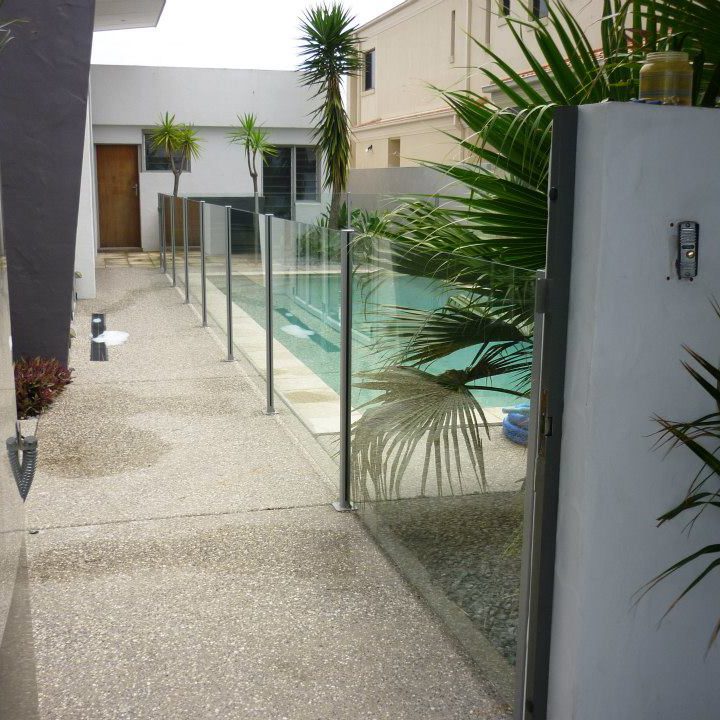 Glass pool fencing products installation